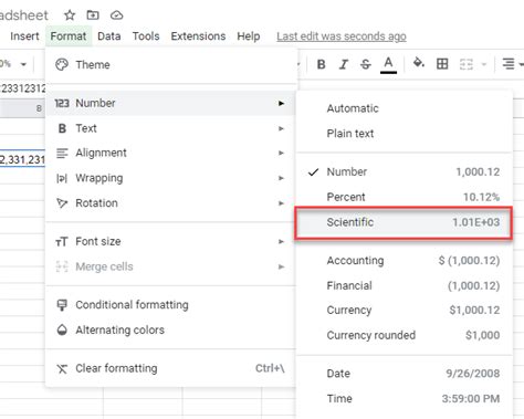 VBA Macro Scientific Notation