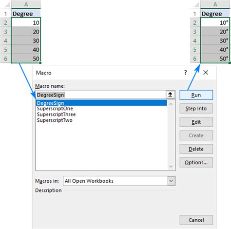 Using VBA Macros