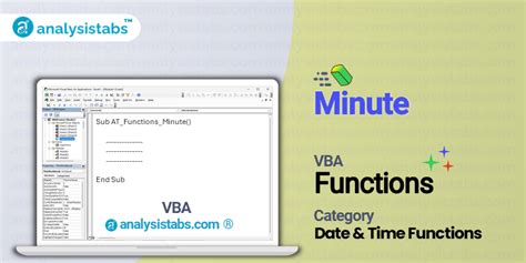 VBA Minute Function