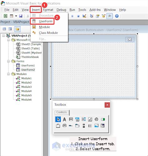 VBA MsgBox Customization