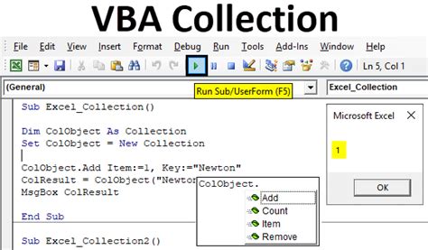 Creating a New Collection Without an Item in VBA