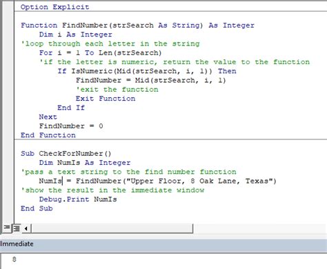 VBA Output Parameters