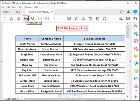 VBA Print to PDF Macro