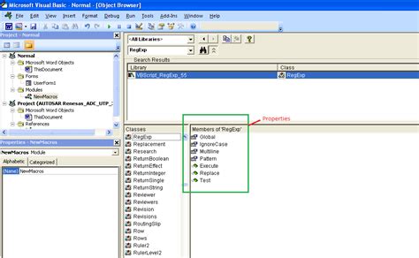 VBA RegExp Object