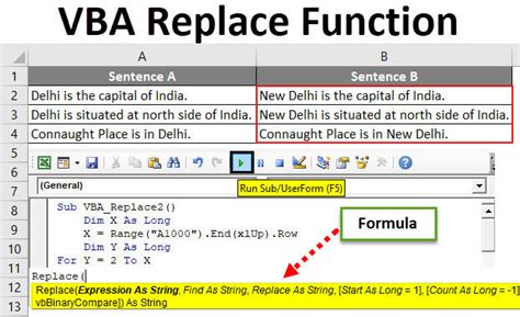 VBA Replace Split Example 6