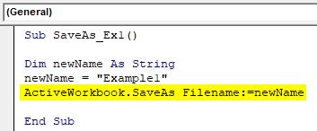 VBA Save As XLS