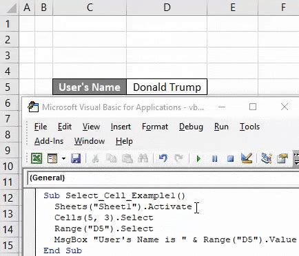 VBA Select Method