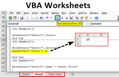 VBA Sheets collection