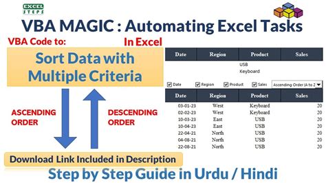 Sorting with Multiple Criteria in VBA