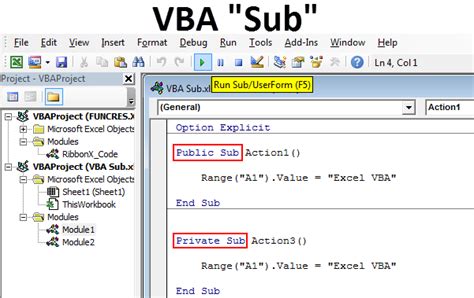 VBA Subs