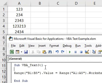 VBA Text Conversion Example 7