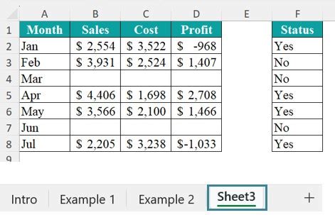 VBA Used Range Example 2