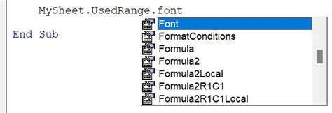 VBA Used Range Example 7