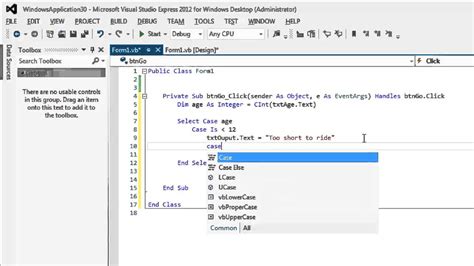 VBA vs VB.NET Syntax