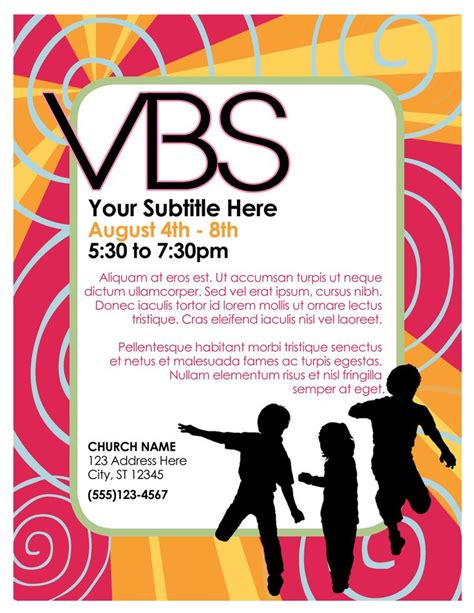 VBS Flyer Template 3