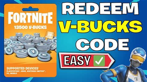 V Bucks Code 1