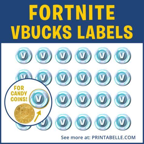 Image of V Bucks Printables