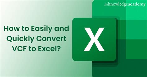 VCF to Excel Converter