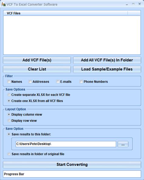 VCF to Excel Software