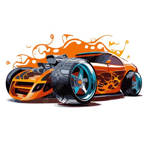 Vector Hot Wheels Template