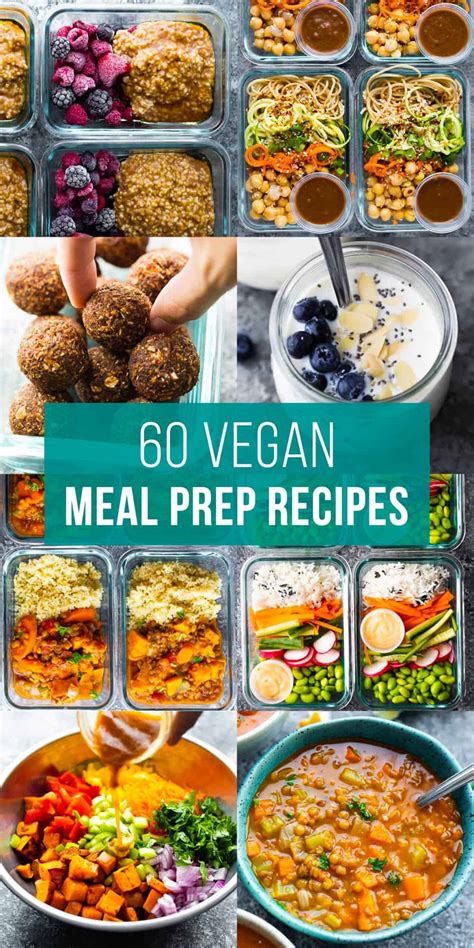 Vegan meal prep template