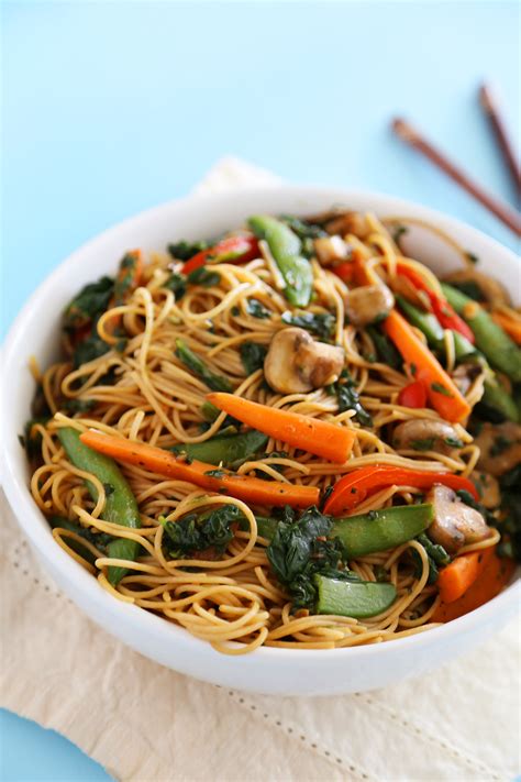 Vegetable Lo Mein at Super China