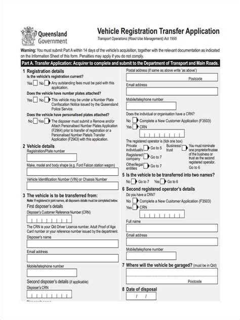 Vehicle Registration Transfer