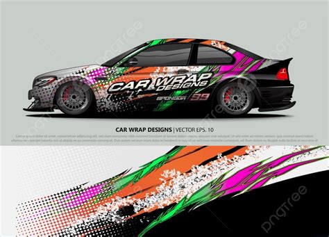 Vehicle Wrap Template 8