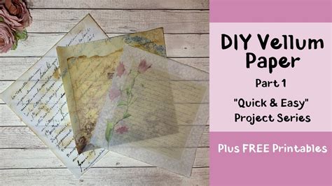 Vellum Paper Crafts