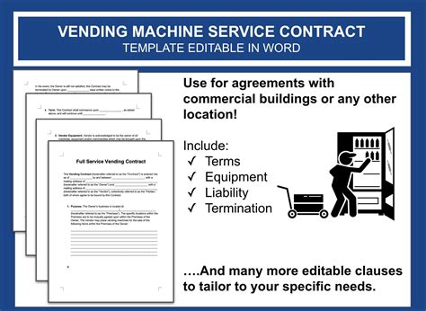 Vending Machine Contract Template