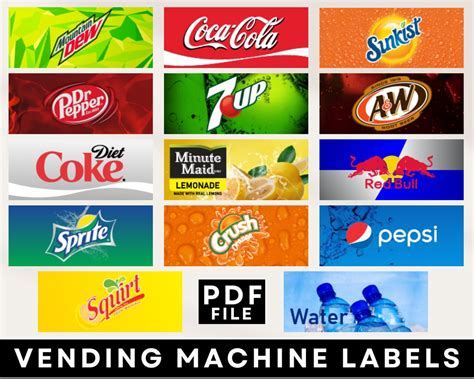 Vending Machine Label Templates Gallery 4