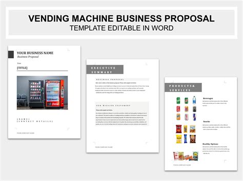 Vending Machine Proposal Executive Summary