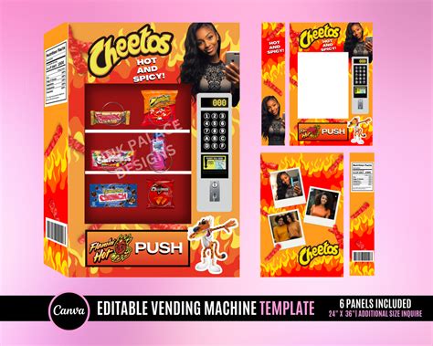 Ideas for vending machine wrap templates