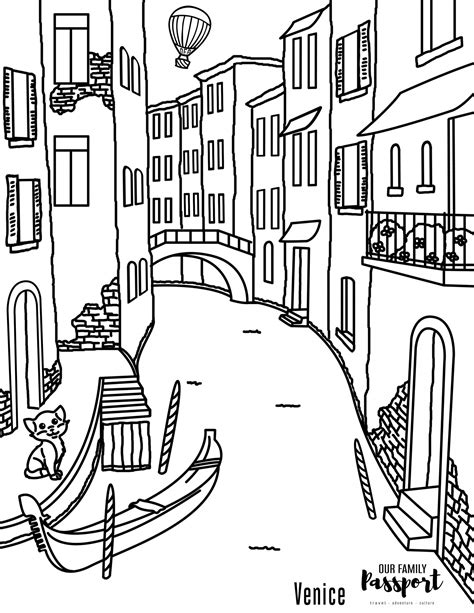 Venice Coloring Pages