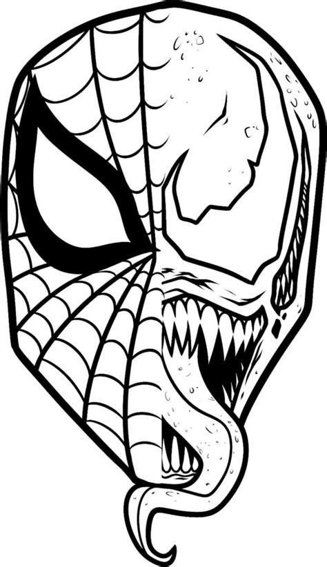 Venom Coloring Pages Printable