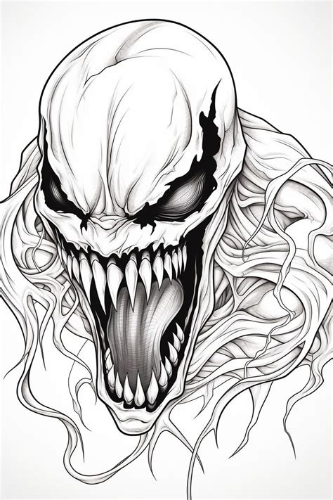 Venom Coloring Pages Printable