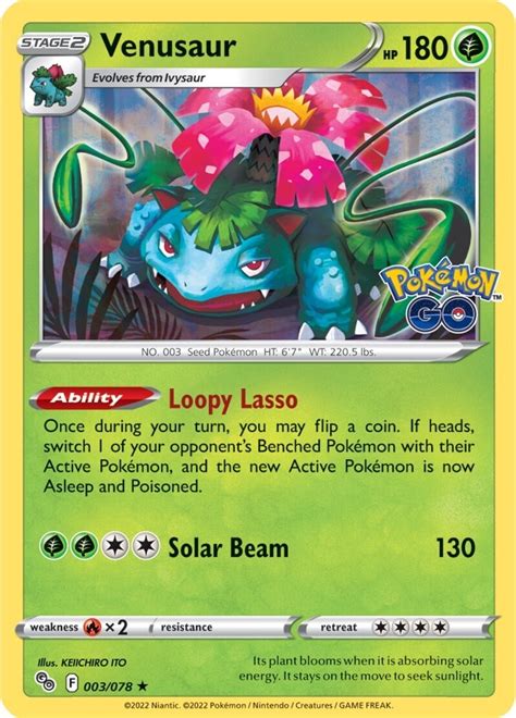 Venusaur PTCG Template