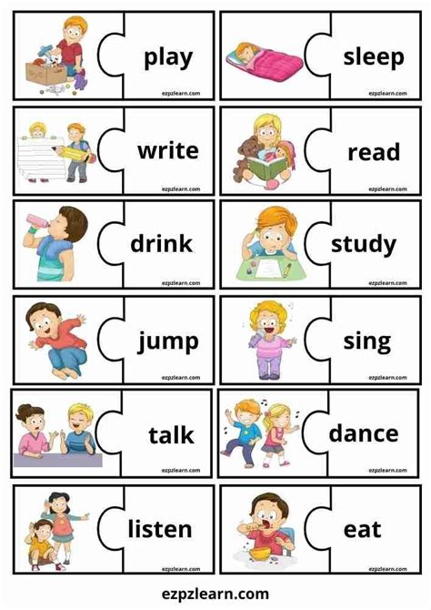 Verb Activities for Kids