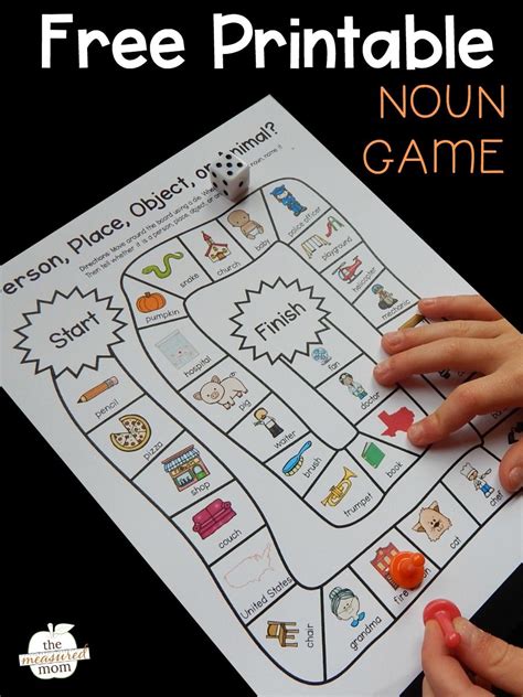 Verb and Noun Games for Kids