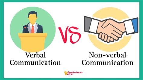 Illustration of verbal communication techniques