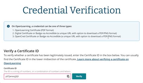 Verification of credentials and background