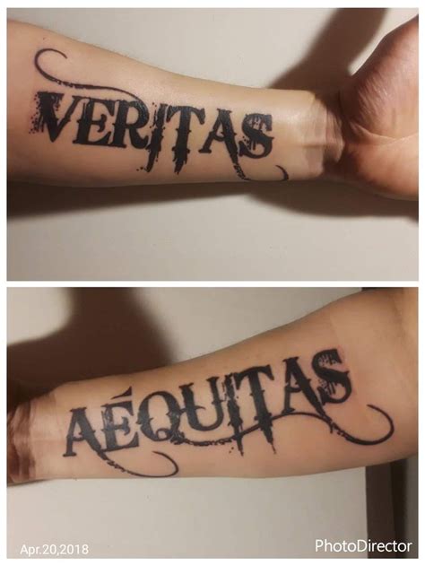 Veritas tattoos symbolic meaning