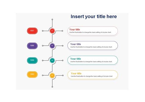 Vertical timeline template example