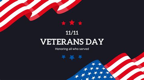 Veterans Day Certificate Template 3