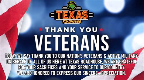 Veterans Day at Texas Roadhouse