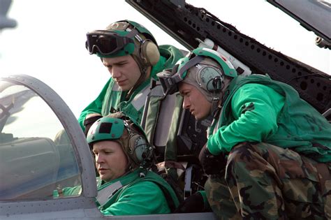 VFA-25 Aircraft Maintenance personnel at work