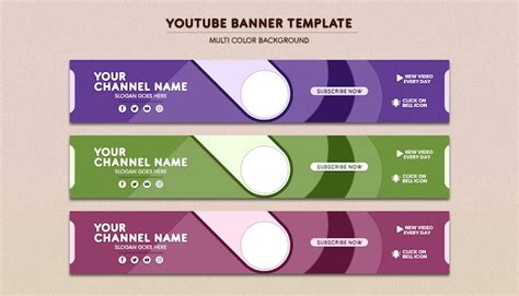 Vibrant Gradient YouTube Banner Template