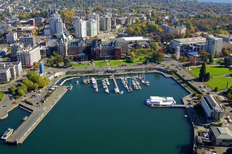 Aerial view of Victoria, Canada