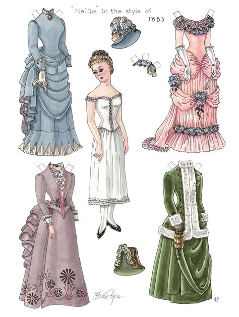 Victorian Lady Paper Doll