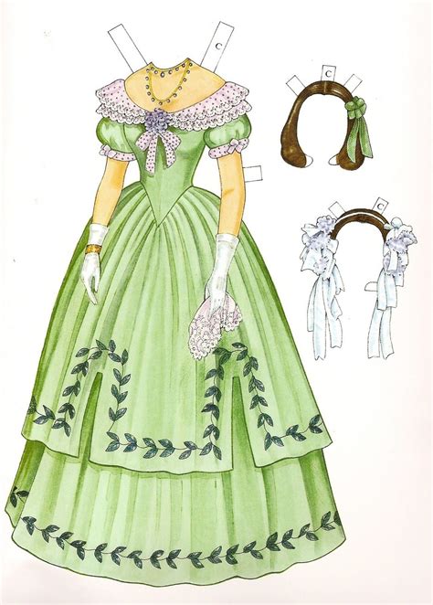 Victorian-era paper dolls